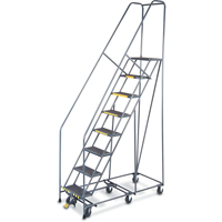 All Directional Ladders, 9 Steps, 24" Step Width, 90" Platform Height, Steel Distribution Industrielle GC