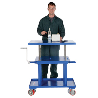 Hydraulic Lift Table, 24" L x 36" W, Steel, 2000 lbs. Capacity Distribution Industrielle GC