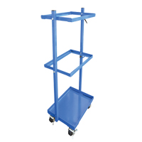 Chariot &agrave; cueillette, Acier, 30-11/16" la x 19-1/4" p, 3 tablettes, Capacit&eacute; 300 lb Distribution Industrielle GC