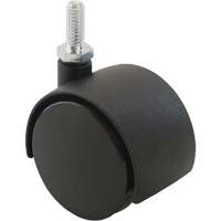 Twin Wheel Caster (300/400 Series), Swivel, 2" (51 mm) Dia., 75 lbs. (34 kg.) Capacity Distribution Industrielle GC