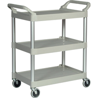 Chariot utilitaire &agrave; usage l&eacute;ger, 3 tiers, 19" x 38" x 34", Capacit&eacute; 200 lb Distribution Industrielle GC