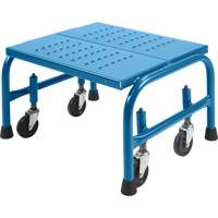 Rolling Step Stand 20 X 16 X 12, 1 Steps, 18" Step Width, 12" Platform Height, Steel Distribution Industrielle GC
