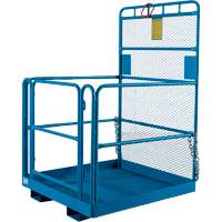 Nacelle &eacute;l&eacute;vatrice pour travail en hauteur, 48" x 48" x 72" h, Capacit&eacute; de 1000 lb, Acier Distribution Industrielle GC