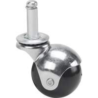 Roulette zingu&eacute;e, Pivotant avec frein, Diam&egrave;tre 2" (50,8 mm), Capacit&eacute; 200 lb (91 kg) Distribution Industrielle GC