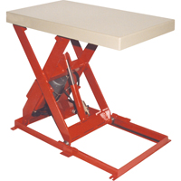 Table &eacute;l&eacute;vatrice &agrave; ciseaux, Acier, 36" lo x 20" la, Capacit&eacute; 1100 lb Distribution Industrielle GC