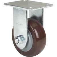 Roulette, Fixe, 4" (101,6 mm), Polyur&eacute;thane, 440 lb (199,58 kg) Distribution Industrielle GC