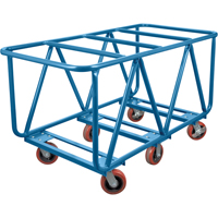 Chariot &agrave; plateforme pour mat&eacute;riaux de construction, 60" x 30" x 33", Capacit&eacute; 2500 lb Distribution Industrielle GC