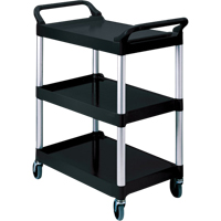 Chariot de service, 3 tiers, 19" x 38" x 34", Capacit&eacute; 200 lb Distribution Industrielle GC