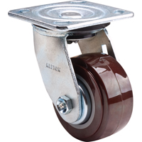Caster, Swivel, 4" (101.6 mm), Polyurethane, 550 lbs. (249.5 kg.) Distribution Industrielle GC