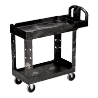 Heavy Duty Utility Cart - 4500-88, 2 Tiers, 17-1/8" x 33-1/4" x 39", 500 lbs. Capacity Distribution Industrielle GC