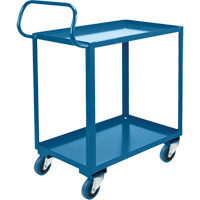 Ergonomic Shelf Truck, 800 lbs. Capacity, Steel, 20" W x 37" H x 32" D, Lip Up Distribution Industrielle GC