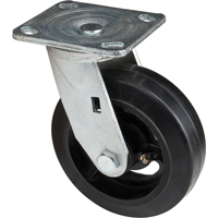 Mold-on Caster, Swivel, 6" (152.4 mm), Rubber, 550 lbs. (249 kg.) Distribution Industrielle GC