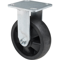 Roulettes haute temp&eacute;rature, Fixe, 6" (152,4 mm), Nylon, 880 lb (399 kg) Distribution Industrielle GC