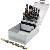 BG29RS Premium JET-KUT B & G Reduced Shank Drill Bit Set, 29 Pieces, High Speed Steel Distribution Industrielle GC