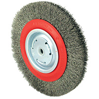 101G-2M Medium Wire Wheel, 8" Dia., 0.014" Fill, 1/2" - 2" Arbor Distribution Industrielle GC