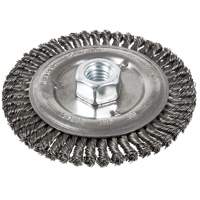 Stringer Bead Brush, 5" Dia., 0.022" Fill, 5/8"-11 Arbor, Steel Distribution Industrielle GC