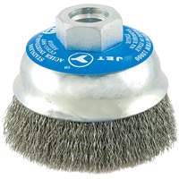 Stainless Steel Crimped Wire Cup Brush Distribution Industrielle GC