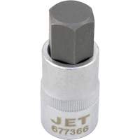 Bit Socket, Hex, 12 mm x 2" L, 1/2" Drive Distribution Industrielle GC