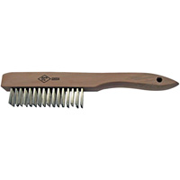 Scratch Brush, Stainless Steel, 4 x 16 Wire Rows Distribution Industrielle GC
