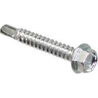 Self Drill Hex Washer, 1" x 10" L, Zinc Plated Distribution Industrielle GC