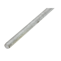 Tige filet&eacute;e, 1/4"-20, 36" lo, Galvanis&eacute;, Grade Calibre 2 Distribution Industrielle GC
