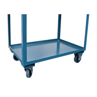 Deep Lipped Service Cart, 2 Tiers, 24" W x 47" H x 36" D, 1200 lbs. Capacity Distribution Industrielle GC