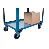 Deep Lipped Service Cart, 2 Tiers, 24" W x 47" H x 36" D, 1200 lbs. Capacity Distribution Industrielle GC