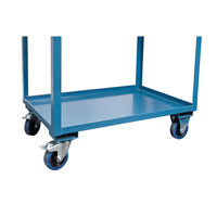 Mobile Service Cart, 2 Tiers, 24" W x 57" H x 40" D, 1200 lbs. Capacity Distribution Industrielle GC