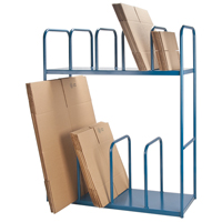 Support &agrave; deux niveaux pour boîtes de carton Distribution Industrielle GC