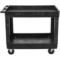 Flat Handle Utility Cart, 2 Tiers, 40" x 32-1/4" x 24", 500 lbs. Capacity Distribution Industrielle GC