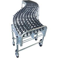 Expandable/Flexible Conveyors, 18" W x 24' 8" L, 226 lbs. per lin. ft. Capacity Distribution Industrielle GC