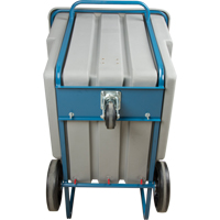 Chariot basculeur en acier, Poly&eacute;thyl&egrave;ne, 1,1 vg³, Capacit&eacute; de charge de 1250 lb Distribution Industrielle GC