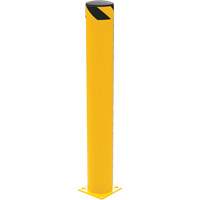 Safety Bollard, Steel, 48" H x 6.5" W, Yellow Distribution Industrielle GC