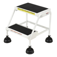 Stop-Step Ladders, 2 Steps, 16" Step Width, 18-9/16" Platform Height, Steel Distribution Industrielle GC