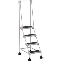 Stop-Step Ladders, 4 Steps, 16" Step Width, 38-3/16" Platform Height, Steel Distribution Industrielle GC