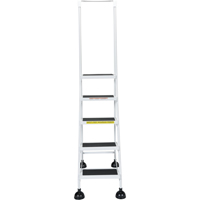 Light-Duty Stop-Step Ladders, 5 Steps, 16" Step Width, 47-11/16" Platform Height, Steel Distribution Industrielle GC