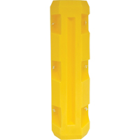 Protecteur de colonne &eacute;troite, Ouverture int&eacute;rieure 3" x 3", 12" lo x 12" la x 42" h, Jaune Distribution Industrielle GC