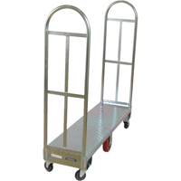 Chariot &agrave; plateforme U-Boat, 60" lo x 16" la x Capacit&eacute; 1750 lb, Roues en Polyur&eacute;thane Distribution Industrielle GC