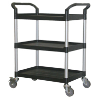 Utility Cart, 3 Tiers, 33-1/2" x 39-3/8" x 19", 300 lbs Capacity Distribution Industrielle GC