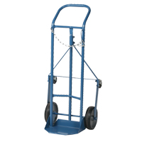 Chariot professionnel CC-1 pour bouteille de gaz, Roues Caoutchouc moul&eacute;, Base de 9" la x 7-1/4" lo, 250 lb Distribution Industrielle GC