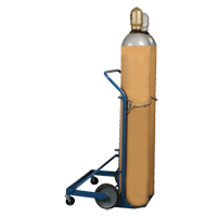 Chariot professionnel CC-2 pour deux bouteilles de gaz, Roues Caoutchouc moul&eacute;, Base de 16-7/8" la x 7-1/4" lo, 500 lb Distribution Industrielle GC
