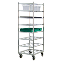 Chariot &agrave; tablettes, 8 Tiers, 20-7/8" la x 67" h x 27" p, Capacit&eacute; 600 lb Distribution Industrielle GC