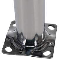 Safety Bollard, Stainless Steel, 36" H x 8" W, Silver Distribution Industrielle GC