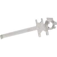 Cl&eacute; pour baril, Ouverture de 3/4"/2", Poign&eacute;e 9-1/2", Acier inoxydable Distribution Industrielle GC