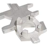 Cl&eacute; pour baril, Ouverture de 3/4"/2", Poign&eacute;e 9-1/2", Acier inoxydable Distribution Industrielle GC