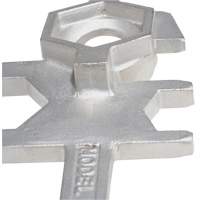 Cl&eacute; pour baril, Ouverture de 3/4"/2", Poign&eacute;e 9-1/2", Acier inoxydable Distribution Industrielle GC