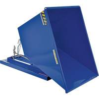 Conteneur autobasculeur, Acier, 1 vg³, Bleu Distribution Industrielle GC