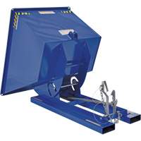 Conteneur autobasculeur, Acier, 1 vg³, Bleu Distribution Industrielle GC
