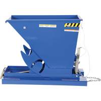 Conteneur autobasculeur, Acier, 1/3 vg³, Bleu Distribution Industrielle GC