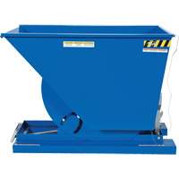 Self-Dumping Hopper, Steel, 3/4 cu.yd., Blue Distribution Industrielle GC